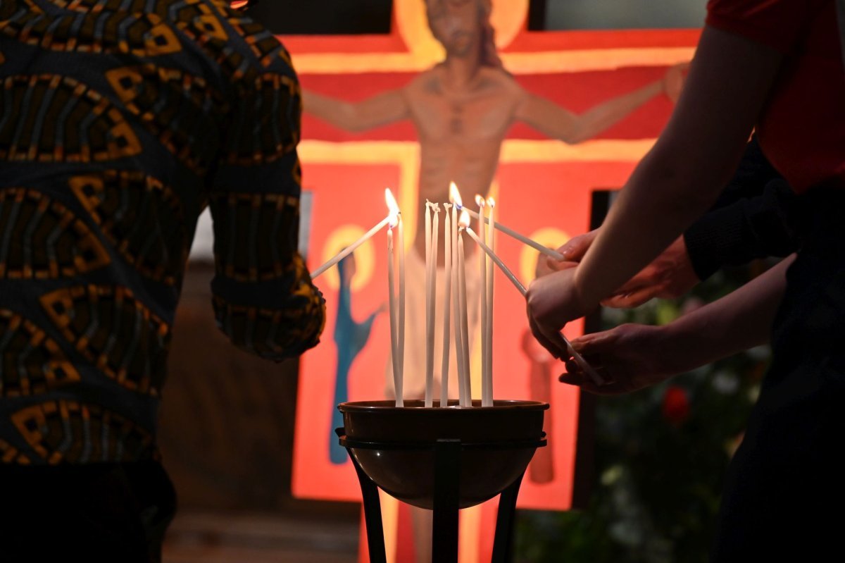 Catéchèse sur le sacrement de confirmation. Lundi 12 mai 2025. © Marie-Christine Bertin / Diocèse de Paris.