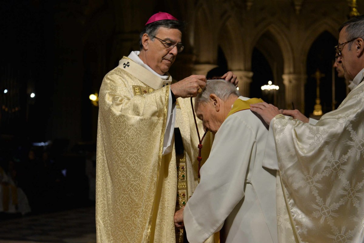 Messe de la fête du Chapitre et du Séminaire. © Marie-Christine Bertin / Diocèse de Paris.