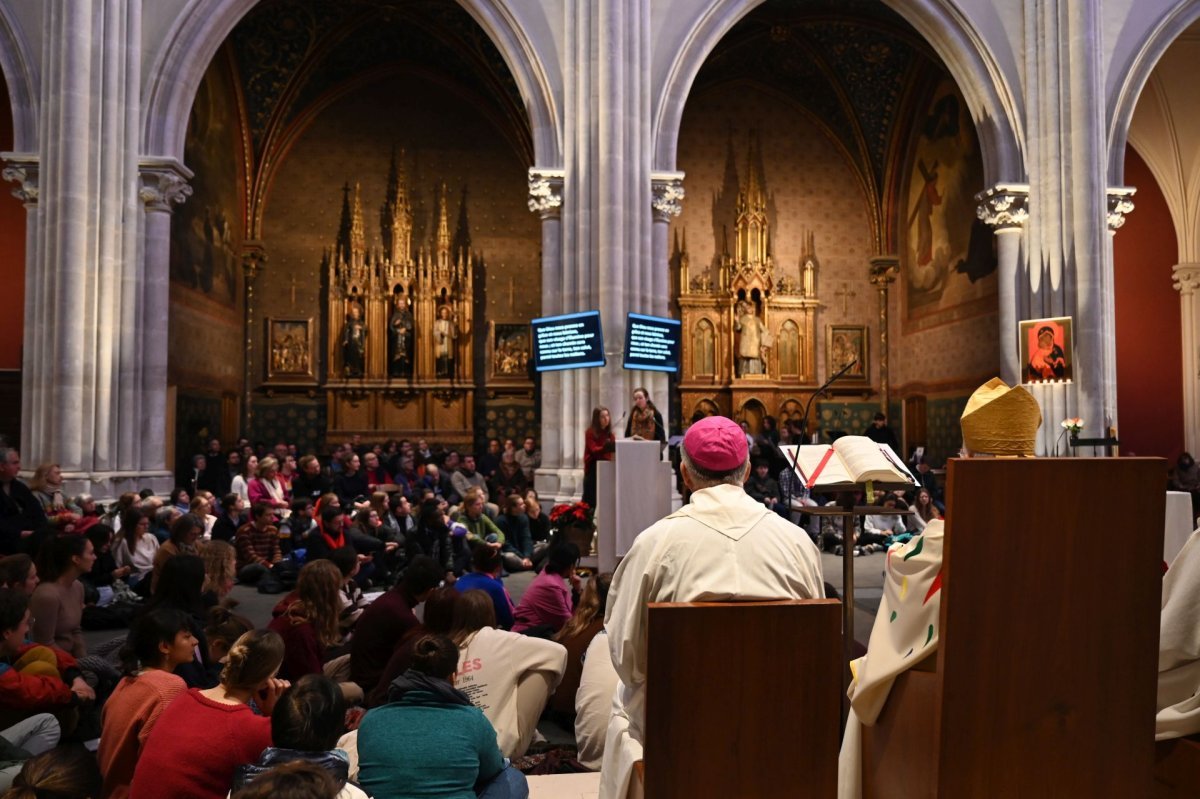 Messe à Saint-Ignace. © Marie-Christine Bertin / Diocèse de Paris.