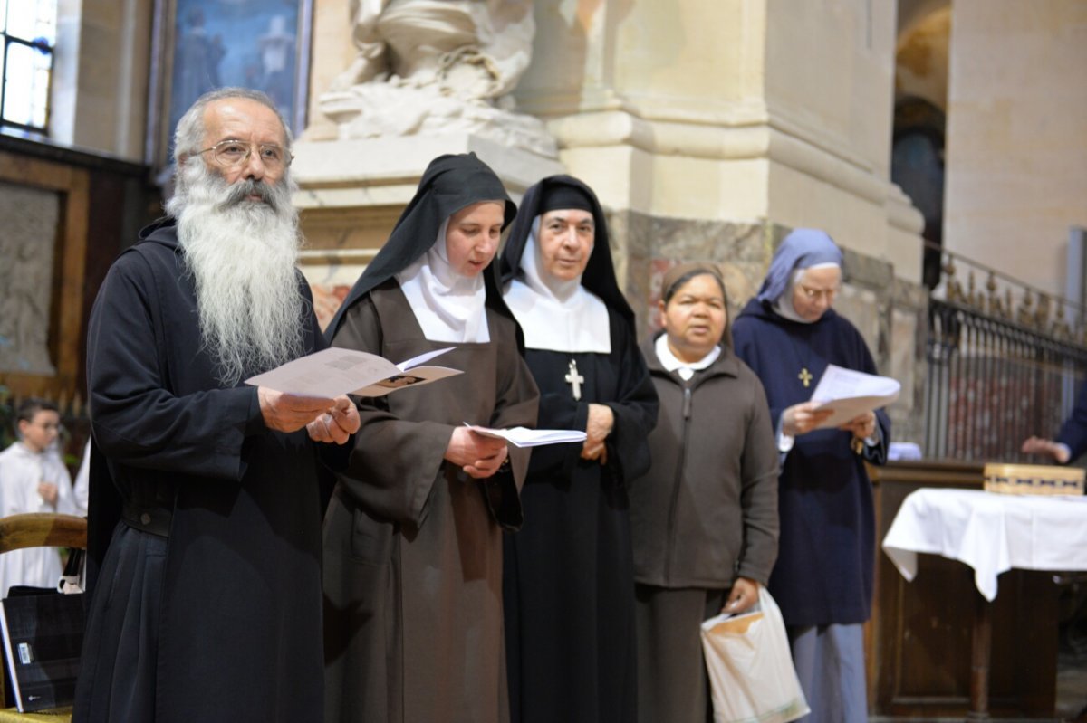 Appel décisif des jeunes catéchumènes 2019. © Marie-Christine Bertin / Diocèse de Paris.