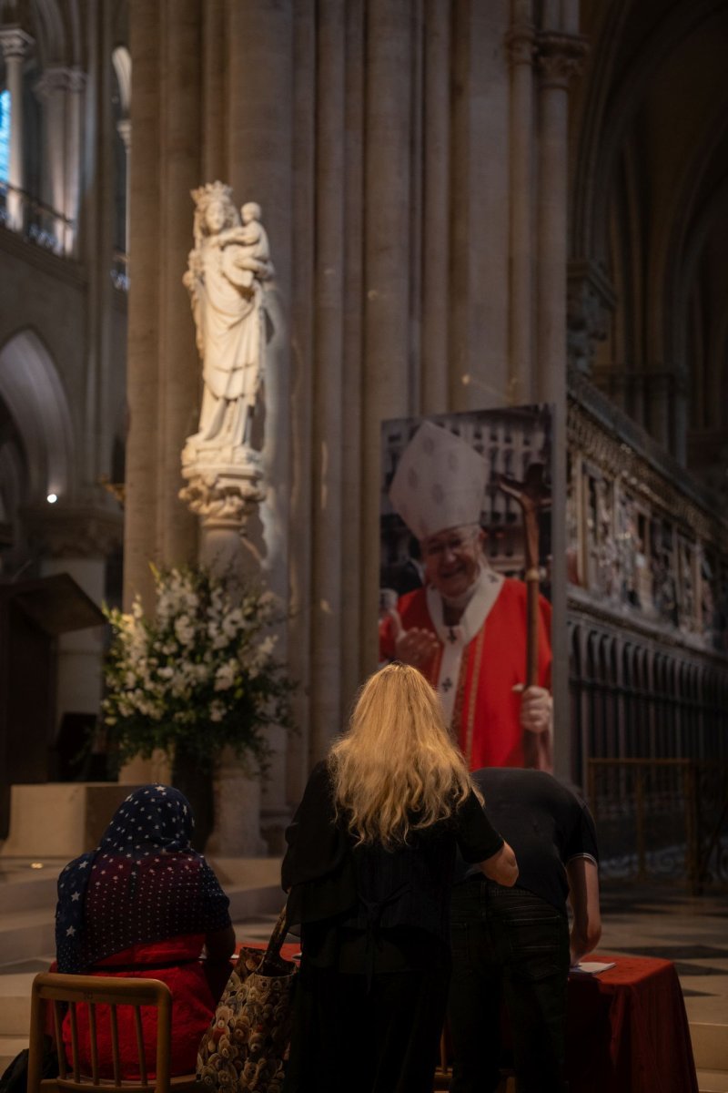 Retour à Dieu du Cardinal André Vingt-Trois : messe à Notre-Dame de Paris. © Étienne Castelein / Diocèse de Paris.