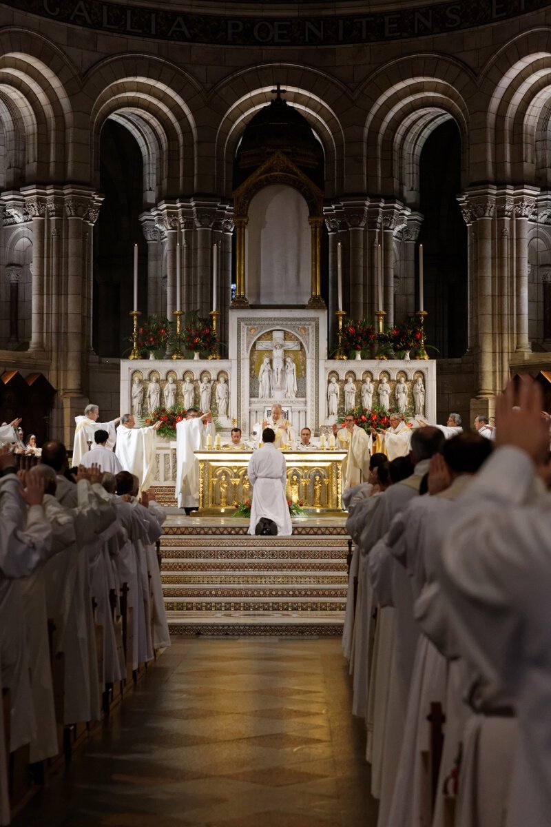 Liturgie eucharistique. © Yannick Boschat / Diocèse de Paris.