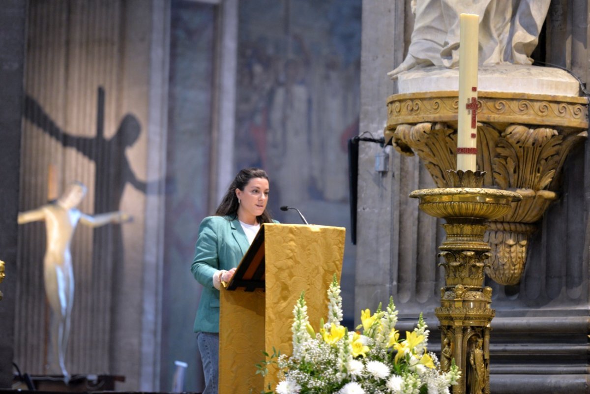 Rassemblement de réception des contributions synodales. © Marie-Christine Bertin / Diocèse de Paris.