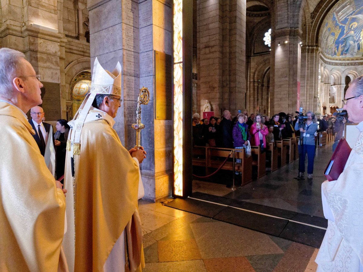 Messe d'ouverture du Jubilé du Sacré-Cœur de Montmartre. © Yannick Boschat / Diocèse de Paris.