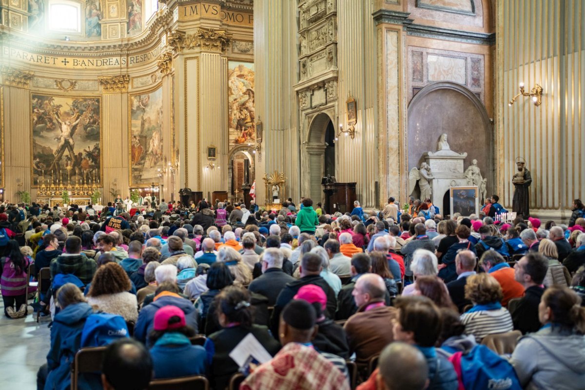 Jubilé des Pauvres à Rome avec Fratello. © Marine Clerc.