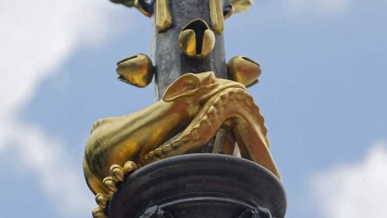 Bénédiction et repose de la croix du chevet de Notre-Dame de Paris. (c) Yannick Boschat / Diocèse de Paris.