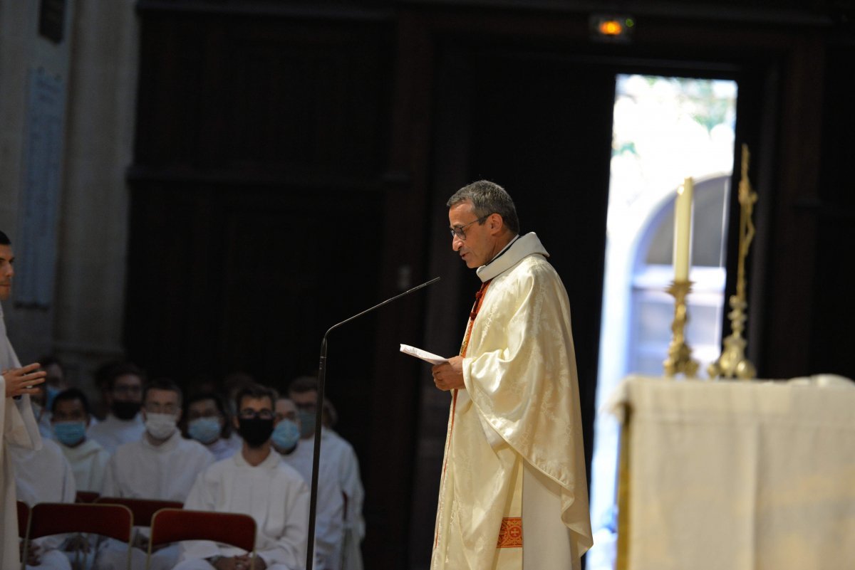 Messe de rentrée du Séminaire de Paris. © Marie-Christine Bertin / Diocèse de Paris.