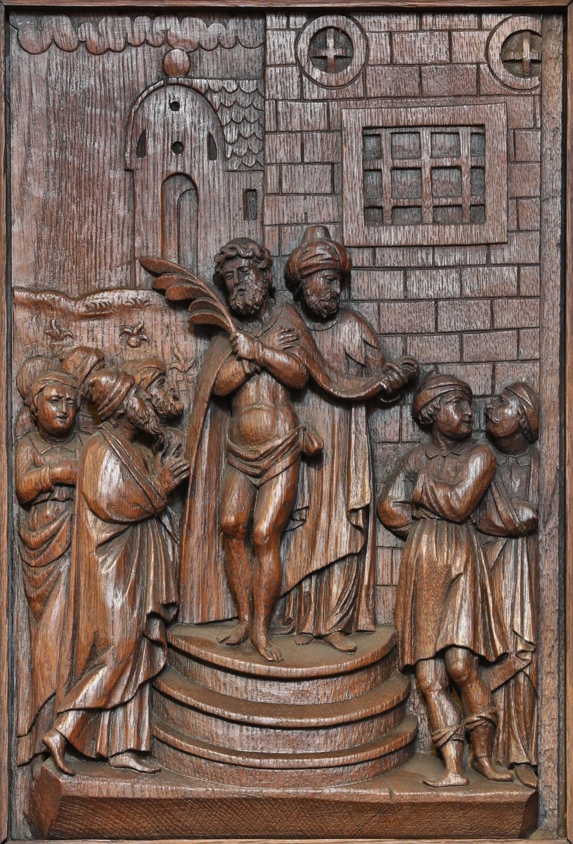 Ecce Homo, bas-relief provenant de l'abbaye Saint-Vaast d'Arras, (…). © CDAS.