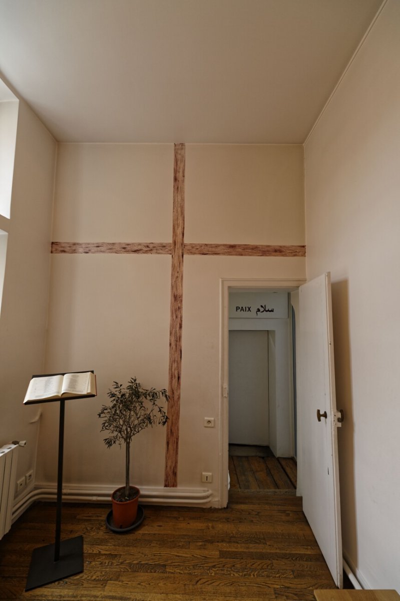 La chambre de Christian de Chergé au Séminaire des Carmes. © Yannick Boschat / Diocèse de Paris.