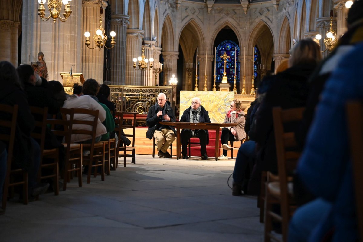 Atelier à Saint-Germain l'Auxerrois. © Marie-Christine Bertin / Diocèse de Paris.
