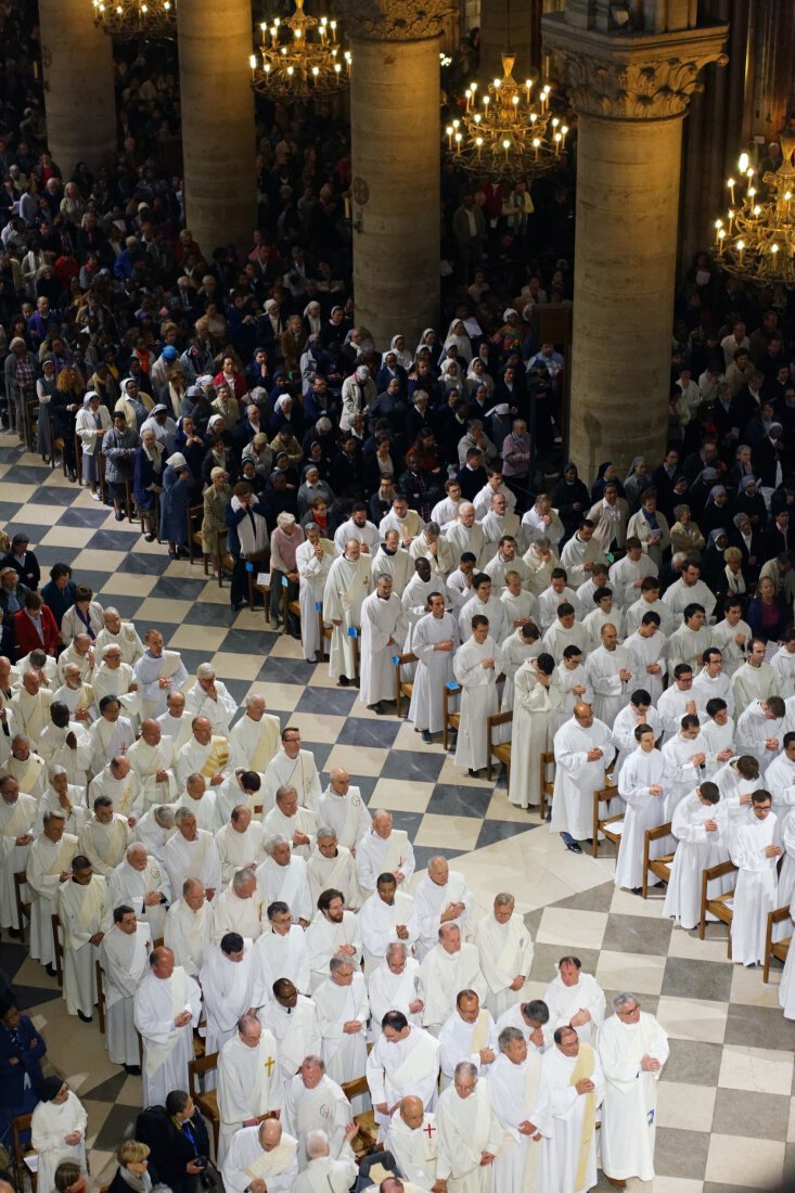 Liturgie eucharistique. © Yannick Boschat / Diocèse de Paris.