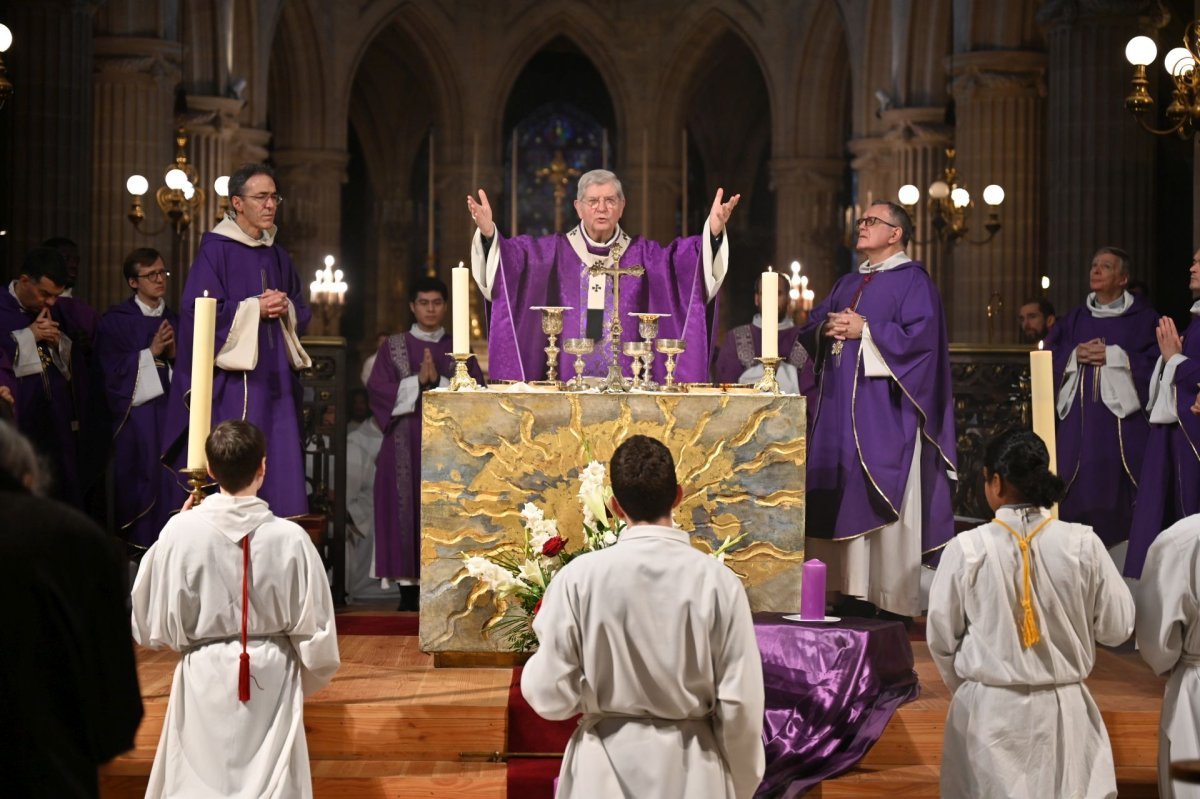 Inauguration d'un nouveau projet pour Saint-Germain l'Auxerrois. © Marie-Christine Bertin / Diocèse de Paris.