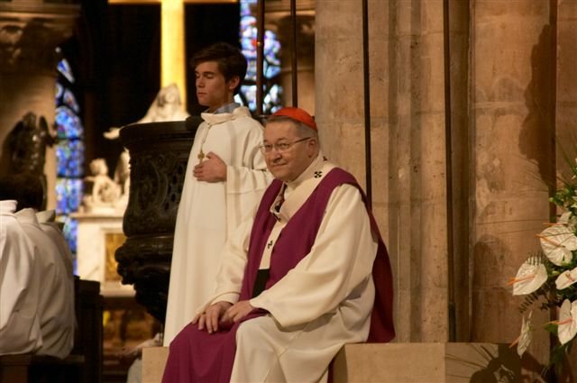 Le Cardinal André Vingt-Trois. 