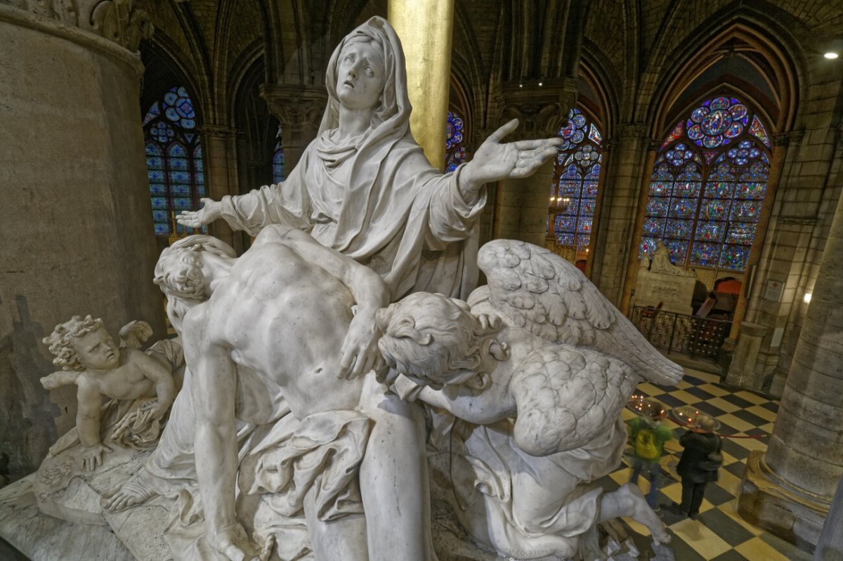 La pietà de Notre-Dame de Paris. © Yannick Boschat / Diocèse de Paris.