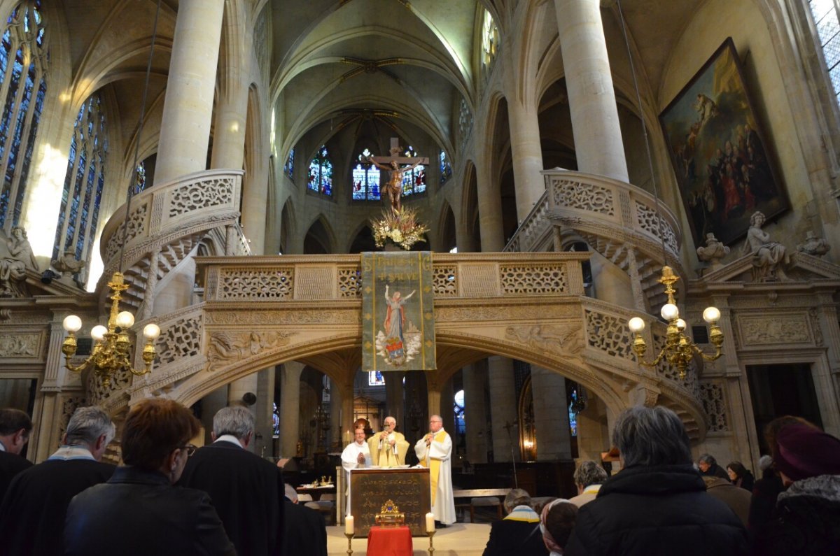 Neuvaine de sainte Geneviève - Jour 4. © Michel Pourny / Diocèse de Paris.