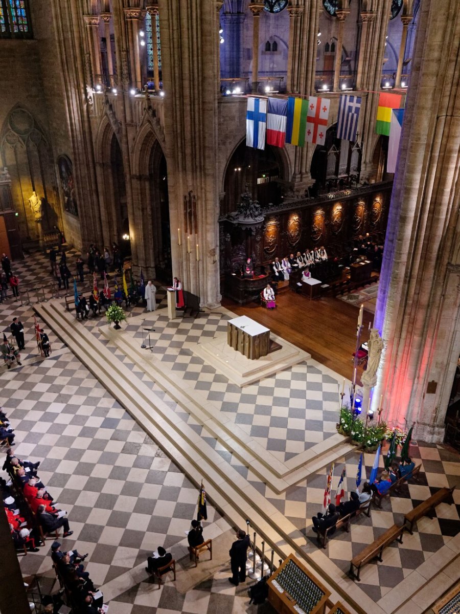 Célébration de commémoration du centenaire de l'armistice de la Grande (…). © Yannick Boschat / Diocèse de Paris.