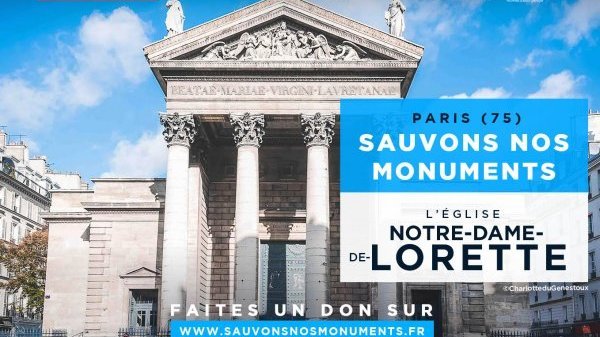 Participez à la restauration de Notre-Dame de Lorette