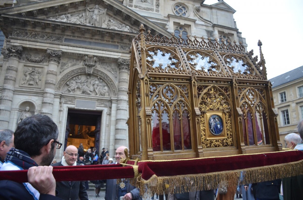 Neuvaine de sainte Geneviève. © Michel Pourny / Diocèse de Paris.