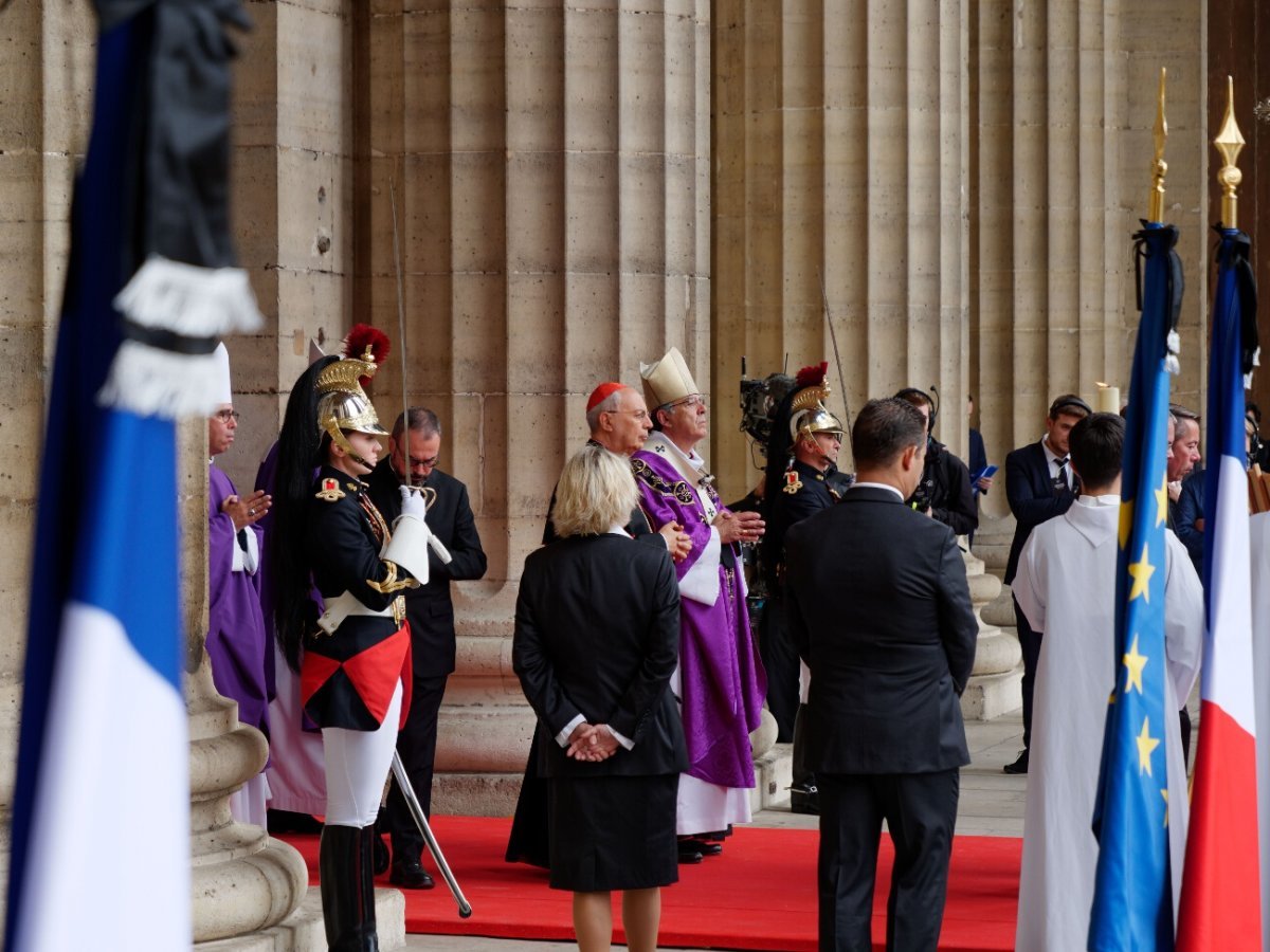 Messe des obsèques de Jacques Chirac à Saint-Sulpice. © Yannick Boschat / Diocèse de Paris.