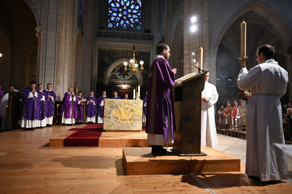 Inauguration d'un nouveau projet pour Saint-Germain l'Auxerrois. © Marie-Christine Bertin / Diocèse de Paris.
