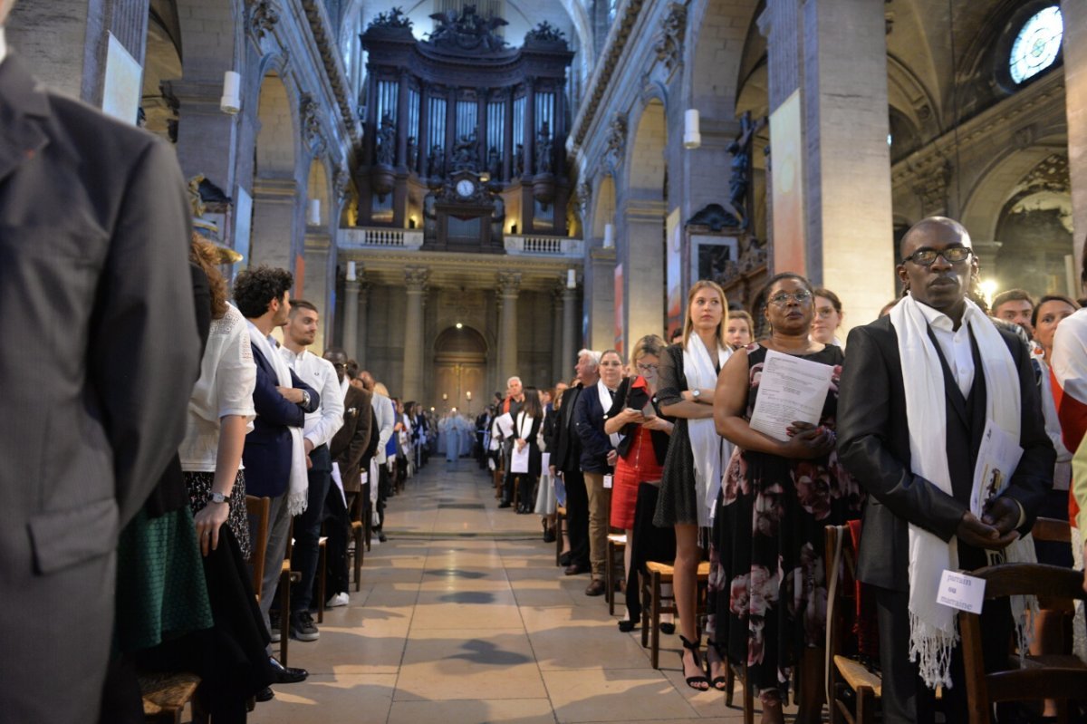 Confirmation d'adultes 2019. © Marie-Christine Bertin / Diocèse de Paris.