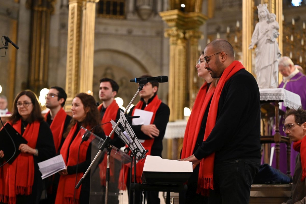 Appel décisif des jeunes catéchumènes 2026. © Marie-Christine Bertin / Diocèse de Paris.