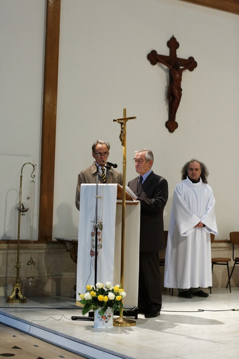 Messe à la chapelle de la Visitation. © Yannick Boschat / Diocèse de Paris.