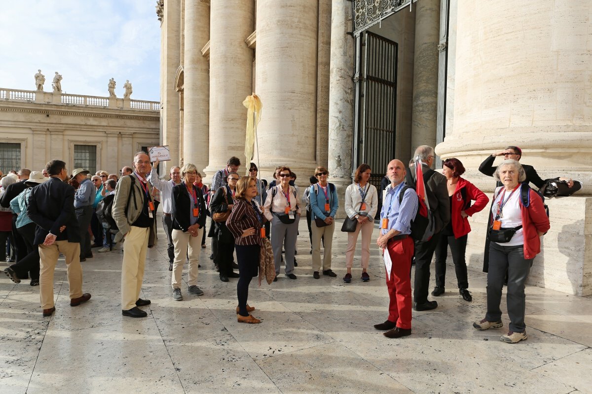 Découverte guidée de la Rome baroque. © Yannick Boschat / Diocèse de Paris.