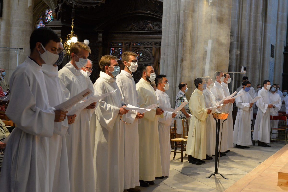 Messe de rentrée du Séminaire de Paris. © Marie-Christine Bertin / Diocèse de Paris.