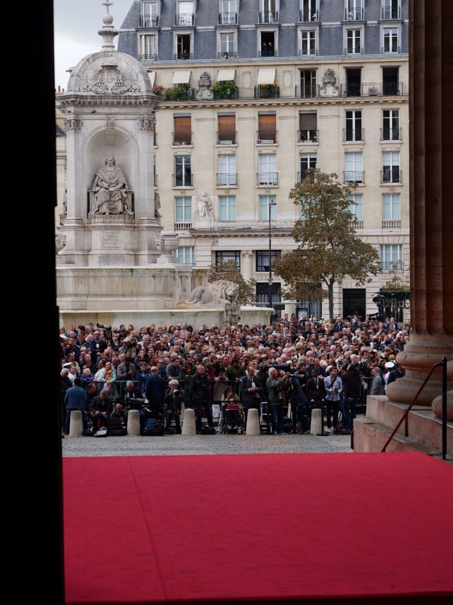 Messe des obsèques de Jacques Chirac à Saint-Sulpice. © Yannick Boschat / Diocèse de Paris.