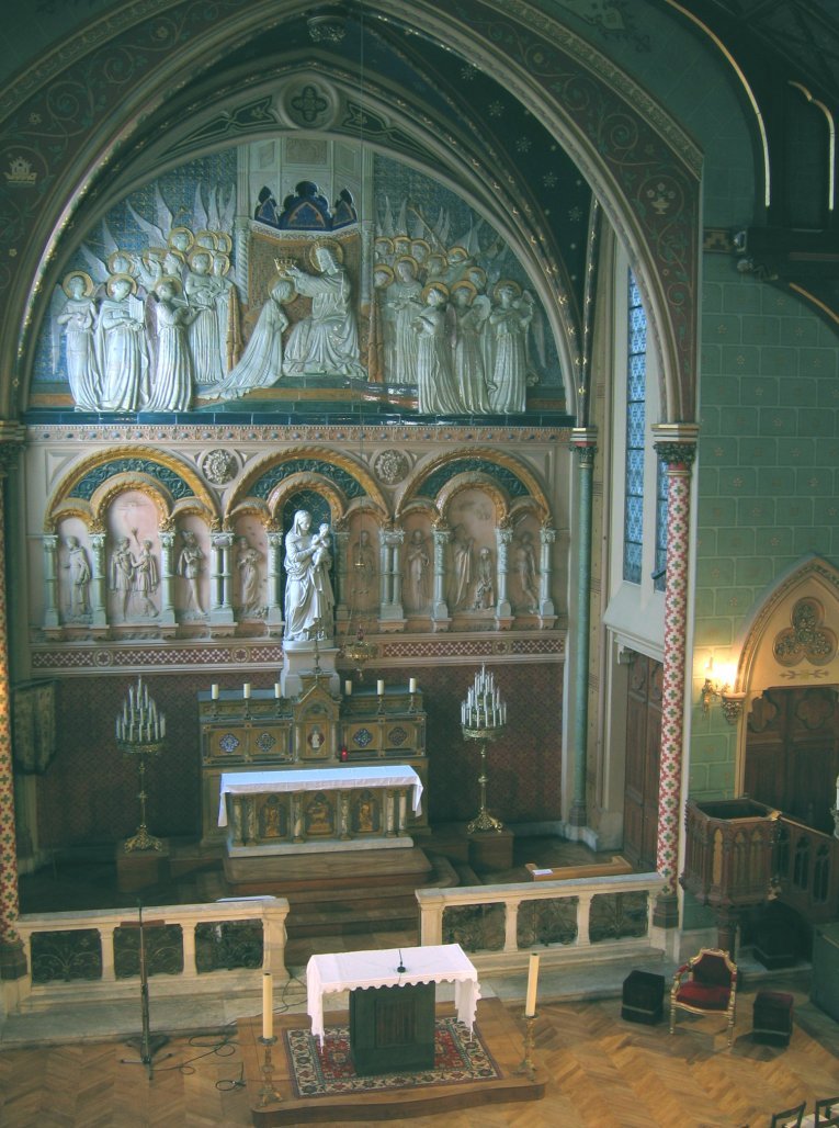 Le chœur de la chapelle de Jésus-Enfant. © C. D. A. S.