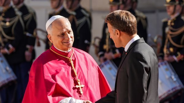 Visite du pape Léon XIV au Président de la République et rencontre avec les autorités