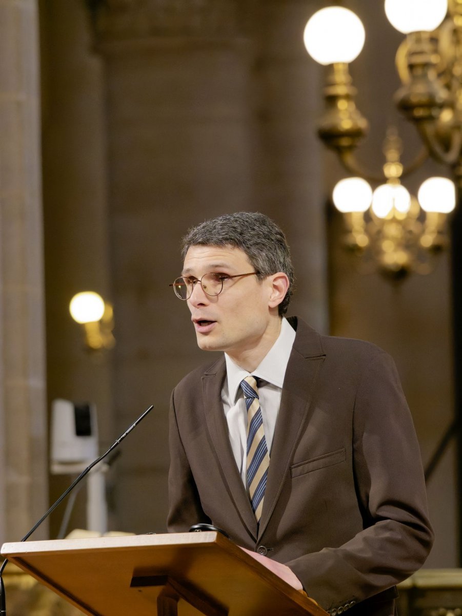 Conférence de Carême de Notre-Dame de Paris : “Georges Bernanos : Le don des (…). © Yannick Boschat / Diocèse de Paris.