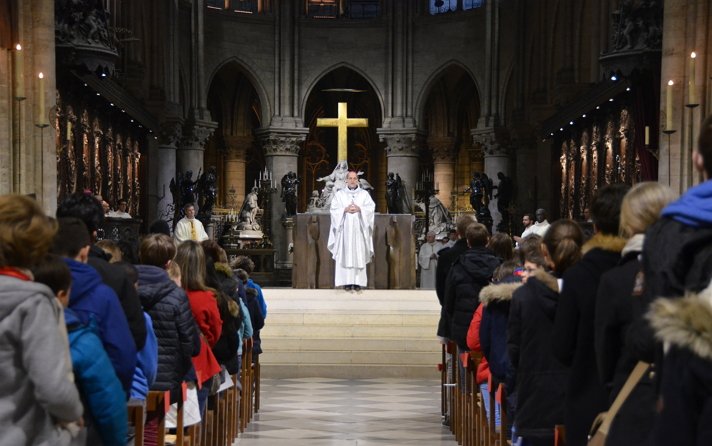 Rassemblement des jeunes confirmés 2015. © M-C Bertin.