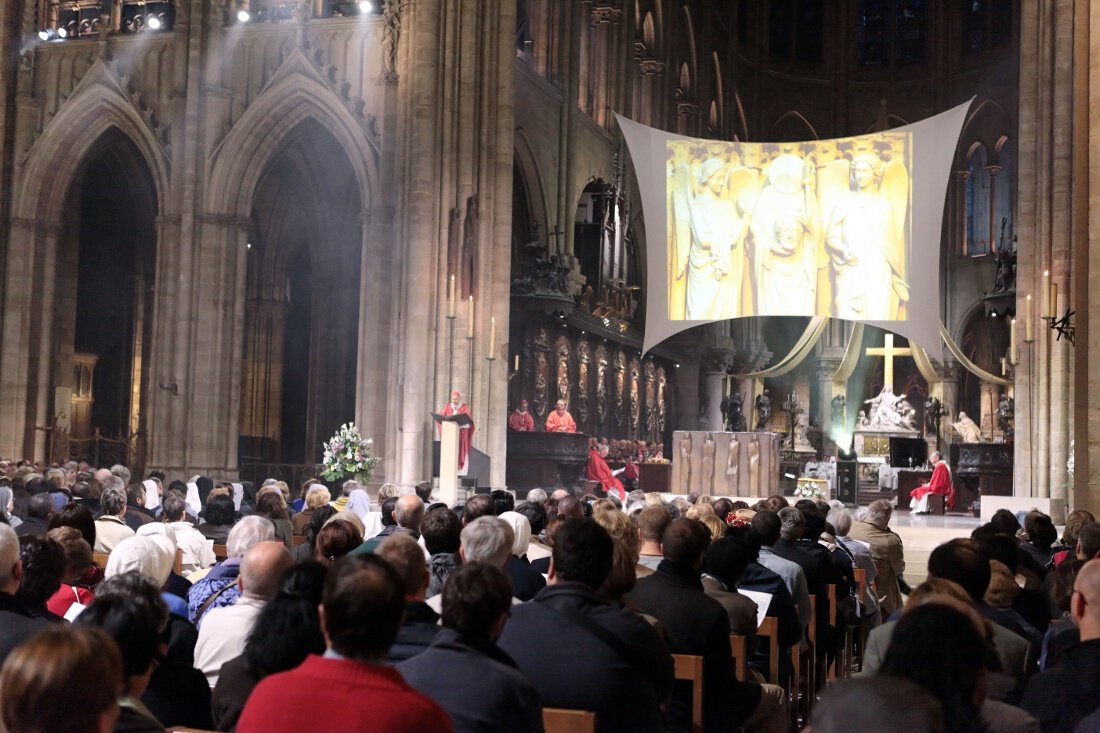 Homélie du cardinal André Vingt-Trois. © Yannick Boschat / Diocèse de Paris.