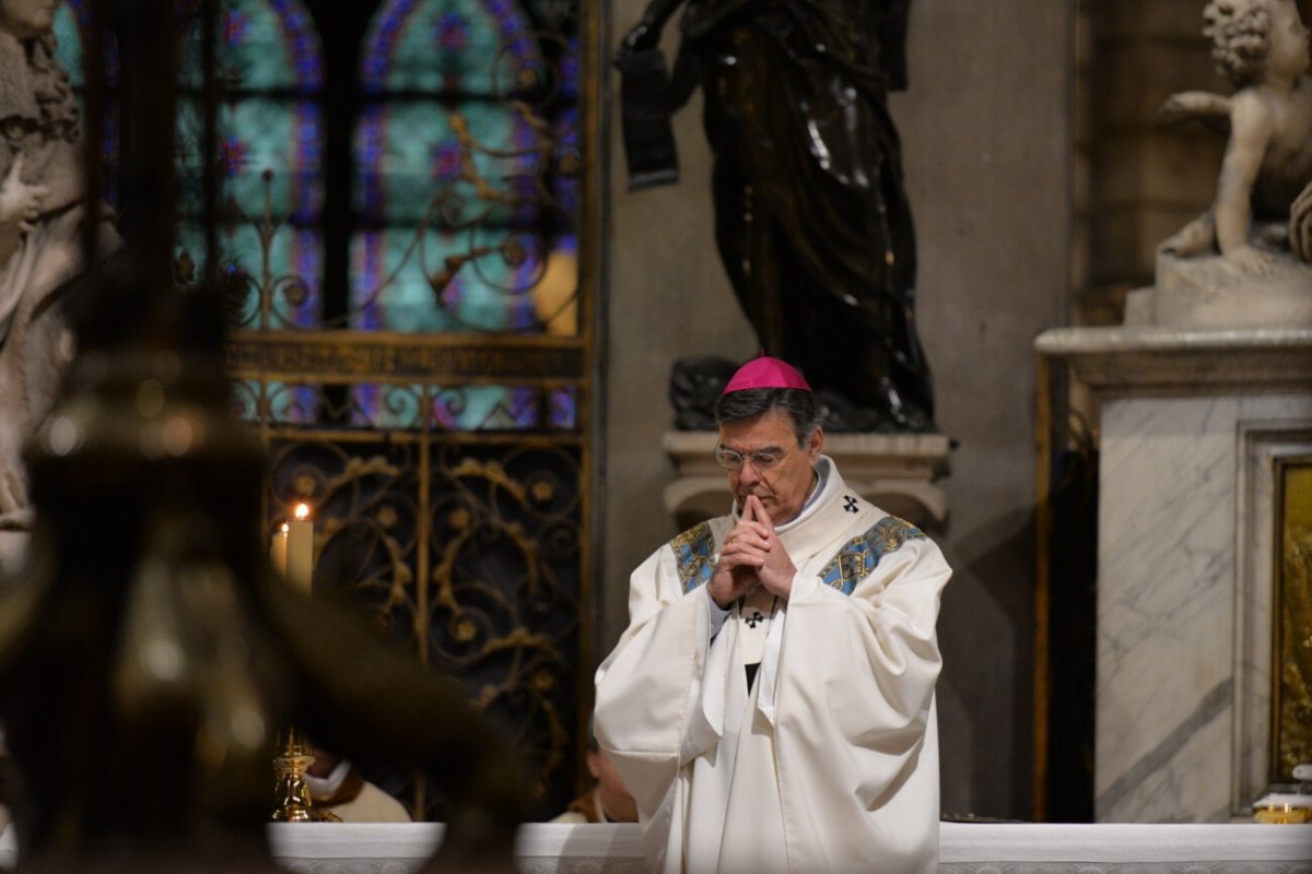 Mgr Michel Aupetit, archevêque de Paris. © Marie-Christine Bertin / Diocèse de Paris.