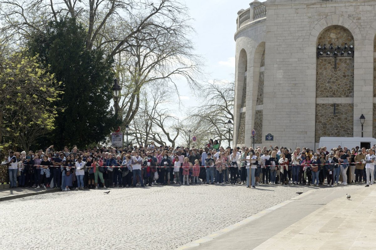 Chemin de croix de Montmartre 2022. © Trung Hieu Do / Diocèse de Paris.