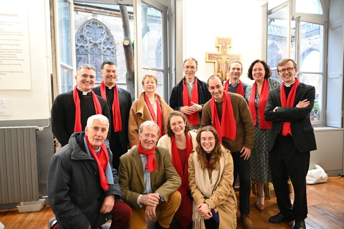 Inauguration d'un nouveau projet pour Saint-Germain l'Auxerrois. © Marie-Christine Bertin / Diocèse de Paris.