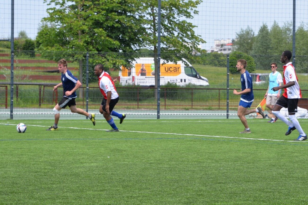 Tournoi de football. © Marie-Christine Bertin / Diocèse de Paris.