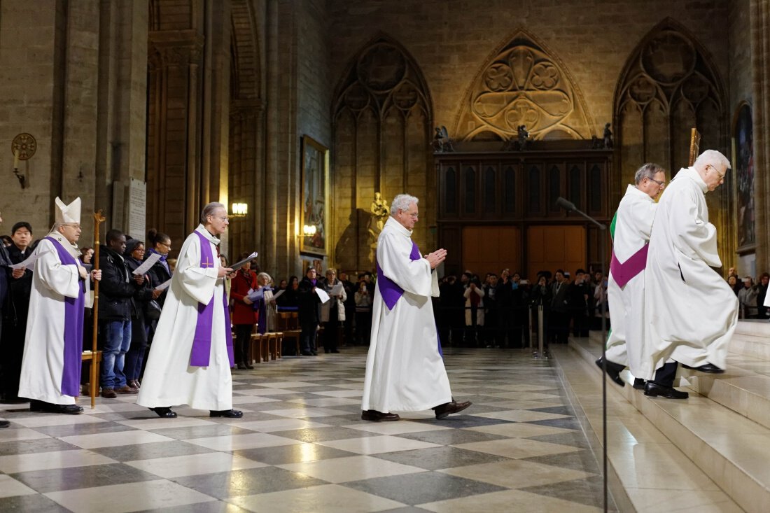 Procession d'entrée. © Yannick Boschat / Diocèse de Paris.