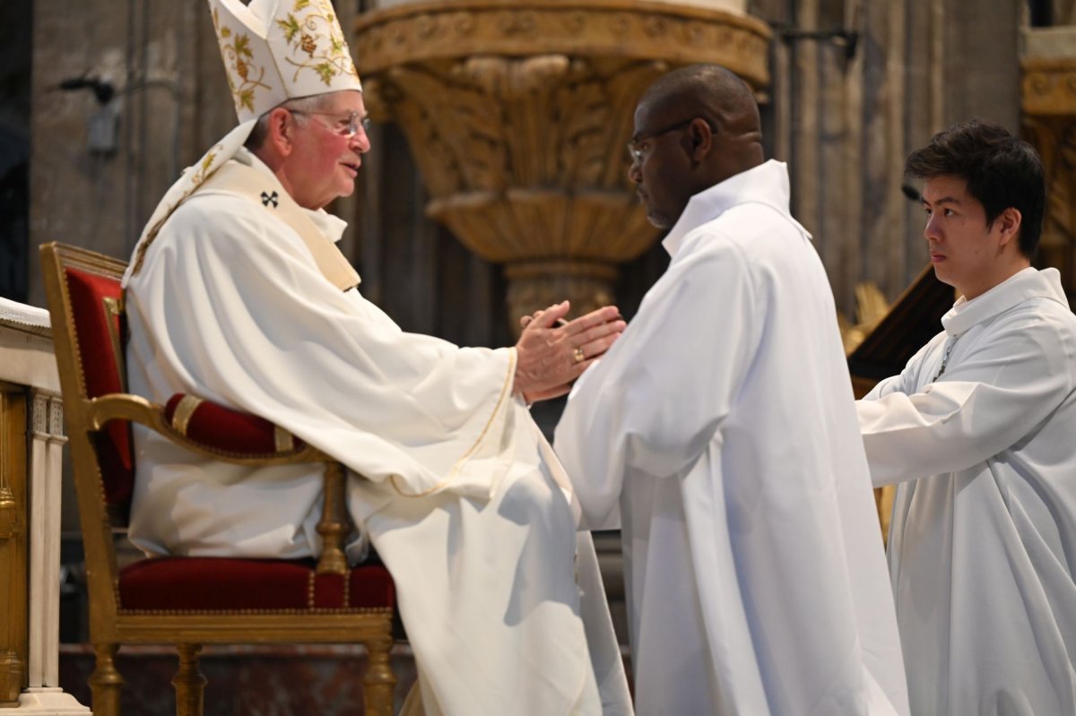 Ordinations des diacres permanents 2023. © Marie-Christine Bertin / Diocèse de Paris.