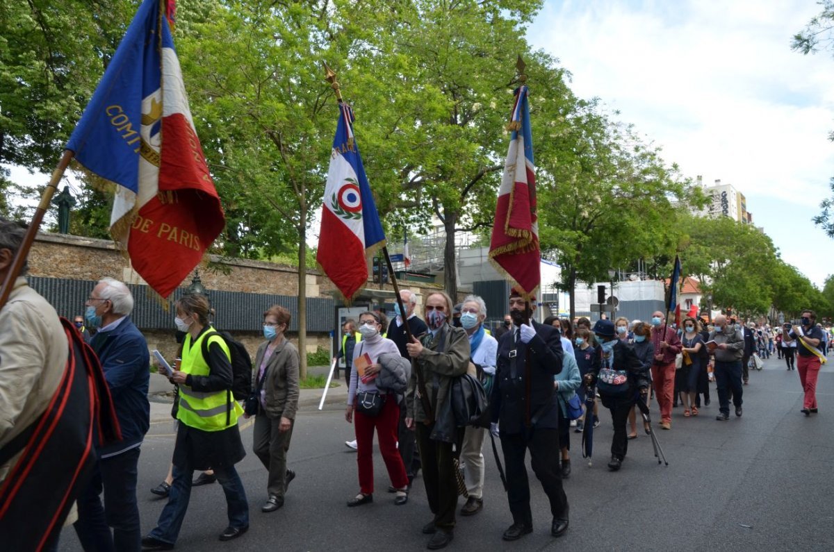 Marche des martyrs. © Michel Pourny / Diocèse de Paris.