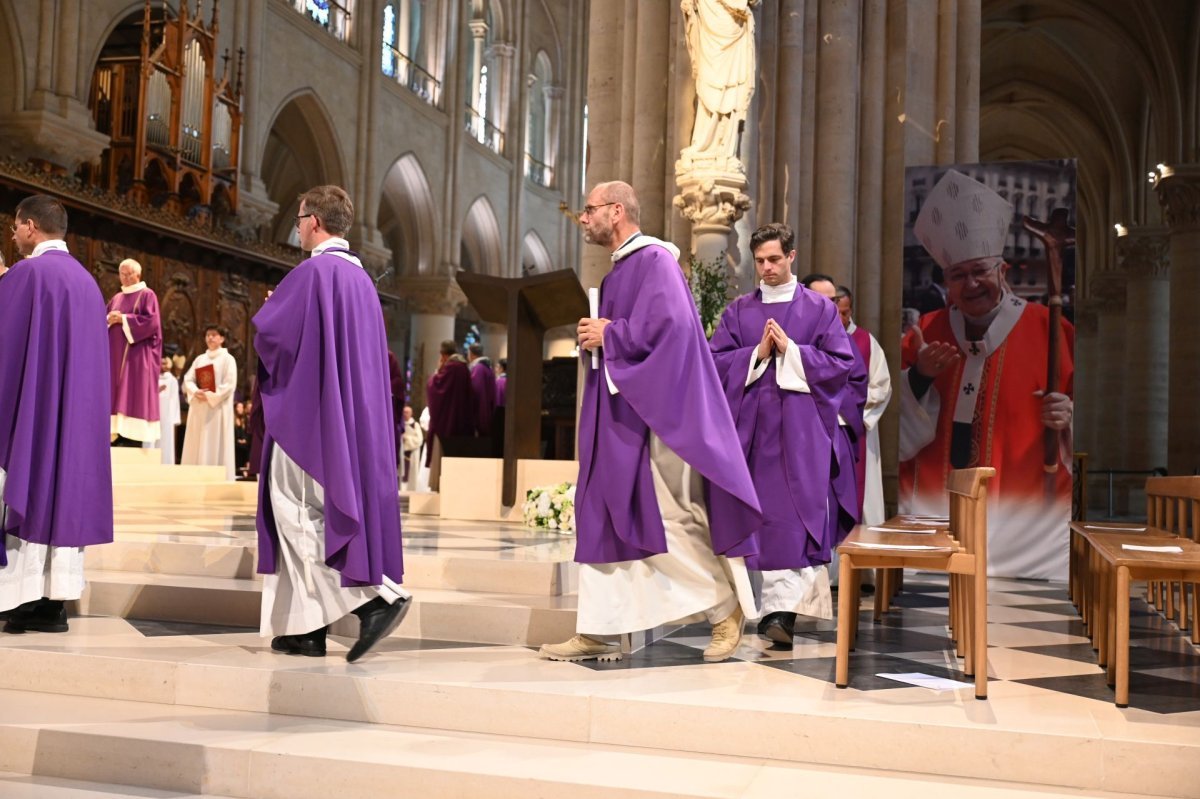 Obsèques du Cardinal André Vingt-Trois. © Marie-Christine Bertin / Diocèse de Paris.