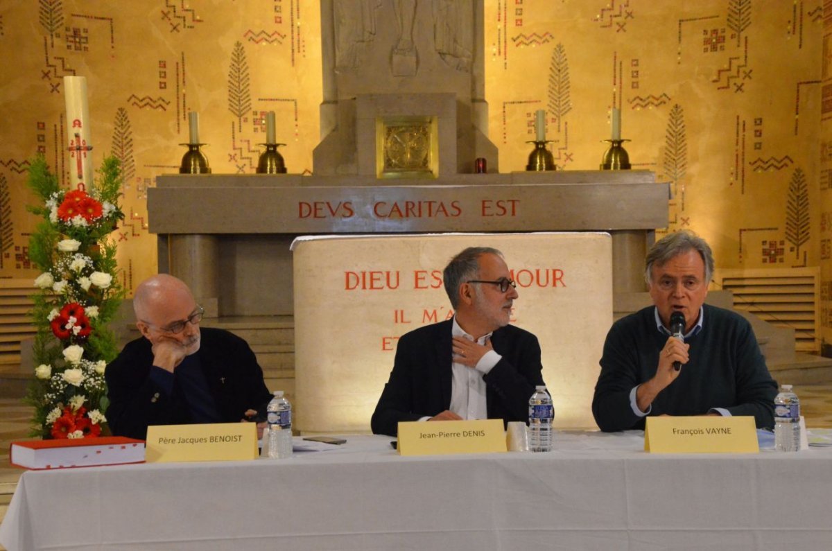 Conférence “Le contexte historique et politique de la Commune de Paris”. © Michel Pourny / Diocèse de Paris.