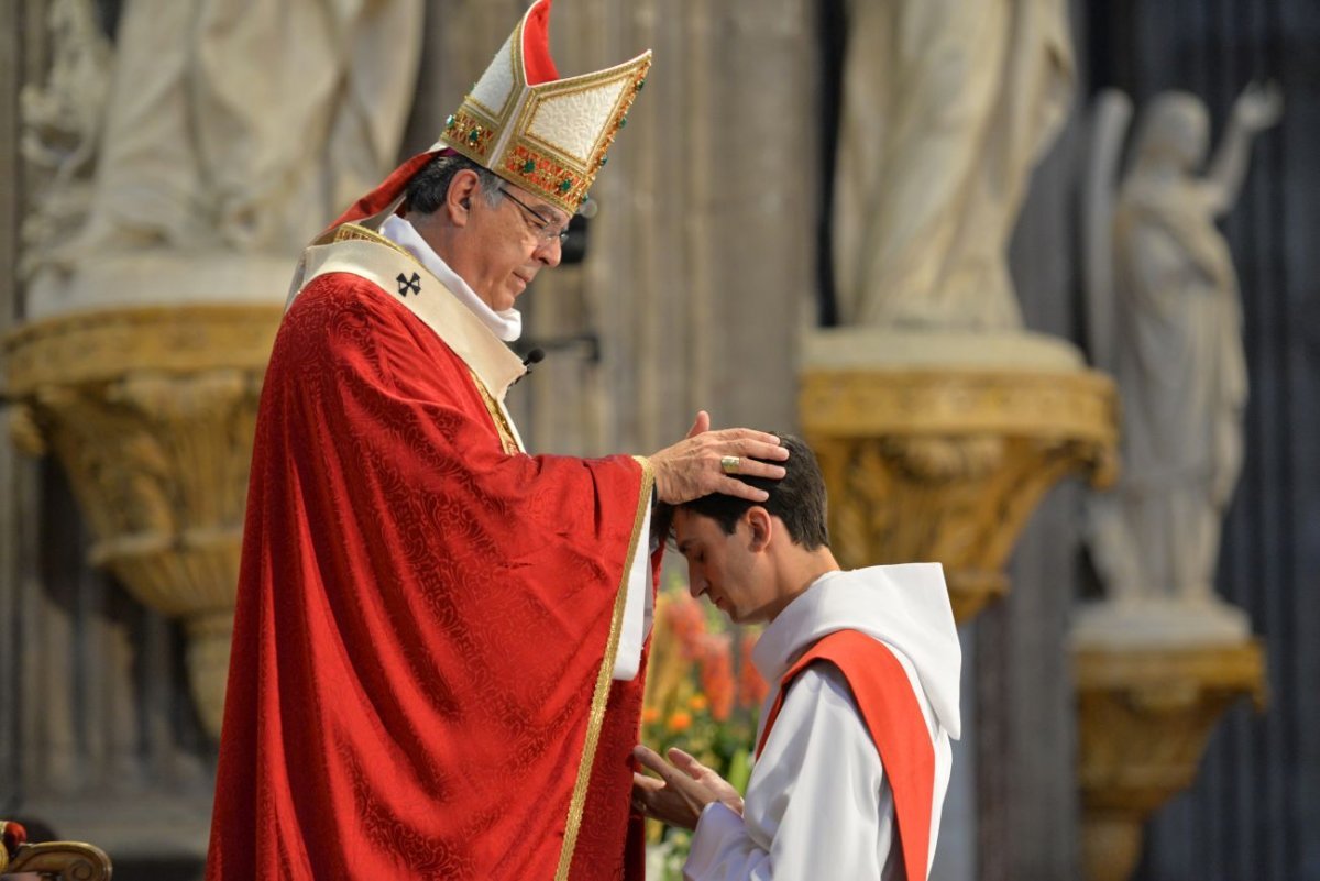 Ordinations sacerdotales 2021 à Saint-Sulpice. © Marie-Christine Bertin / Diocèse de Paris.