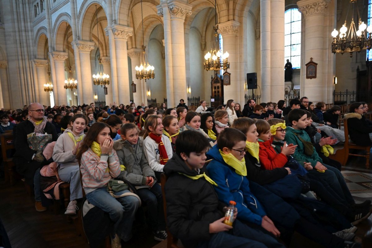 Rassemblement des 6ème 2026. © Marie-Christine Bertin / Diocèse de Paris.