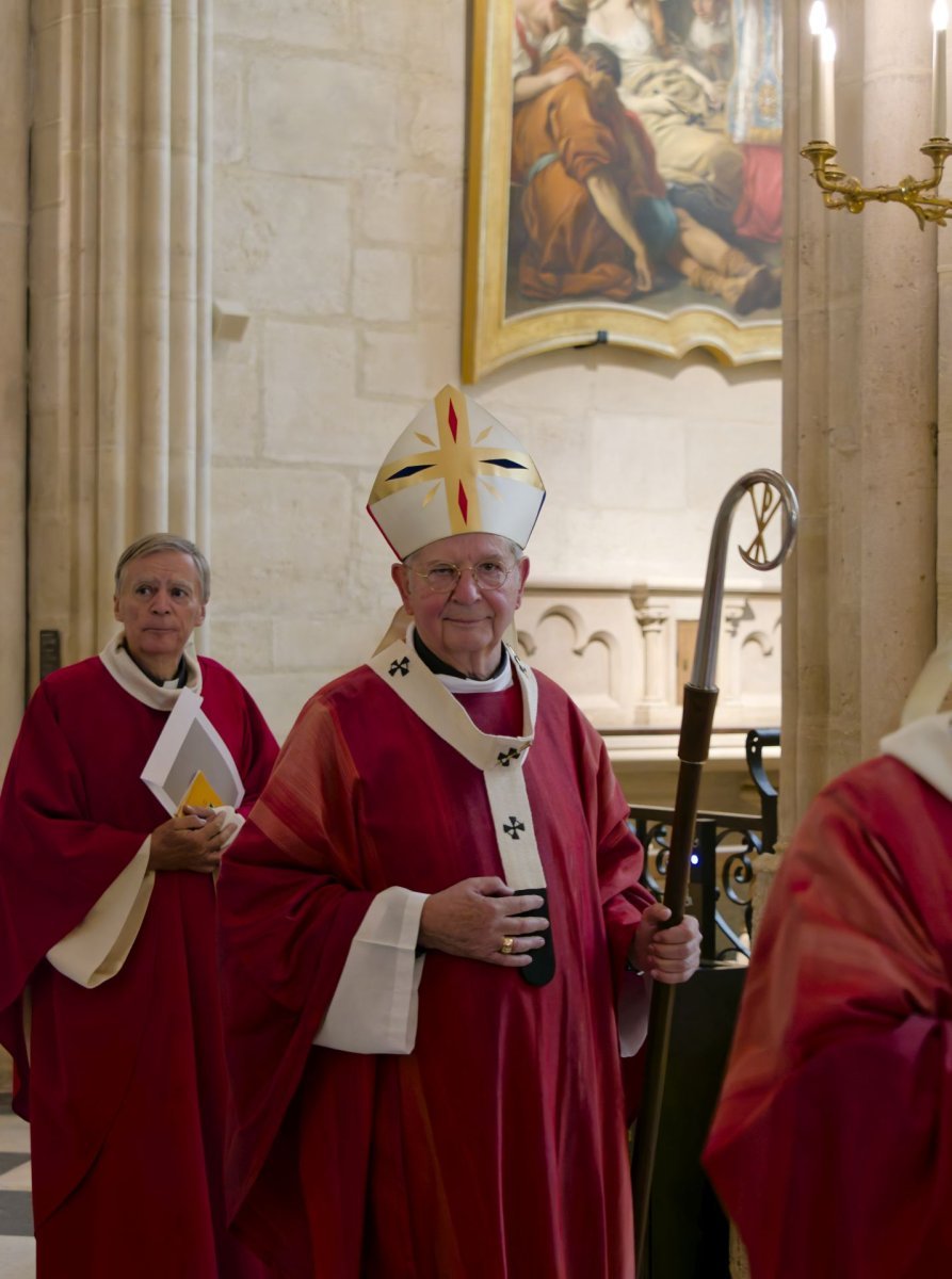 Messe d'action de grâce pour la canonisation des 16 carmélites de Compiègne. © Yannick Boschat / Diocèse de Paris.
