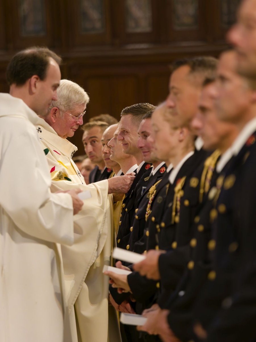 Messe pour les Sapeurs-Pompiers. © Yannick Boschat / Diocèse de Paris.