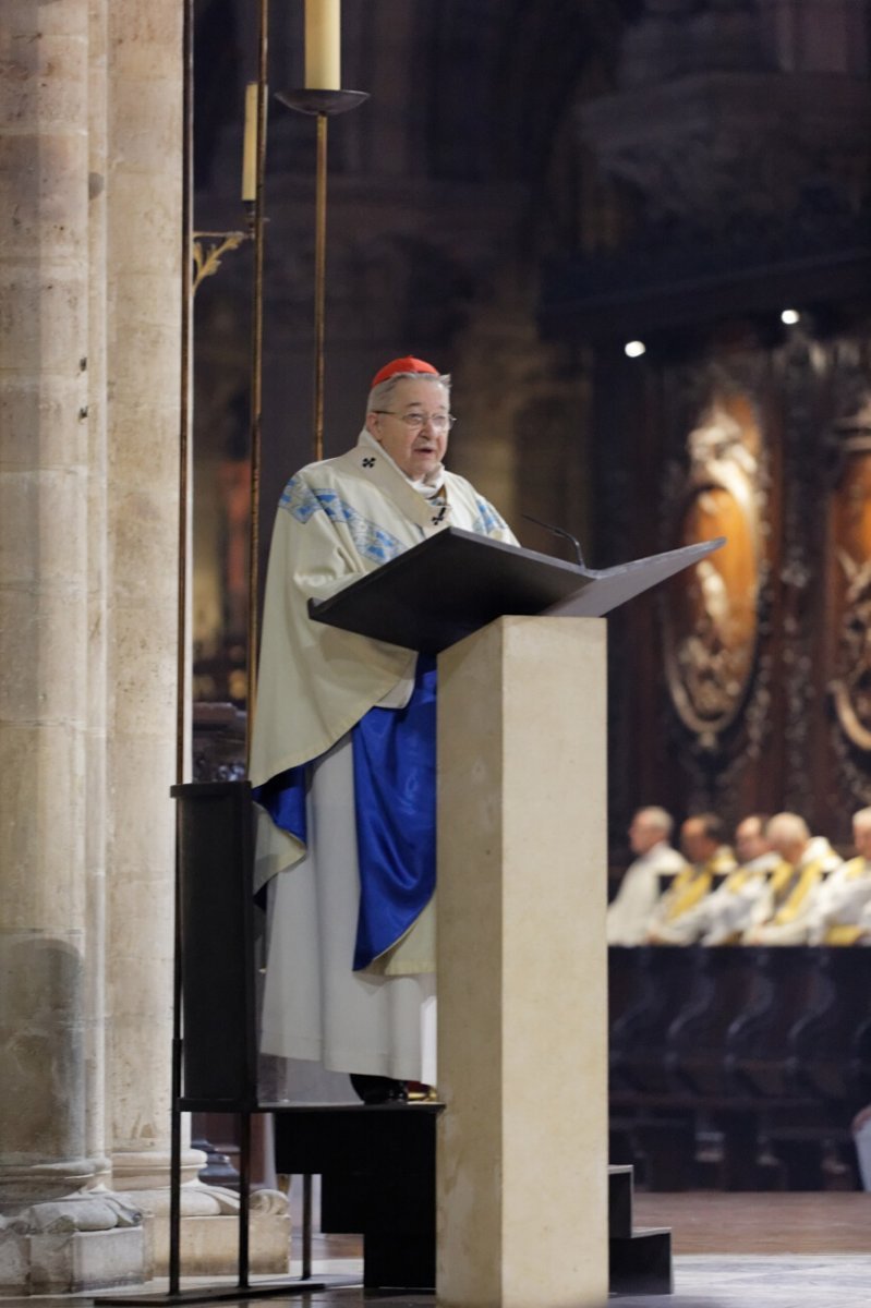 Messe de l'Immaculée Conception. © Yannick Boschat / Diocèse de Paris.