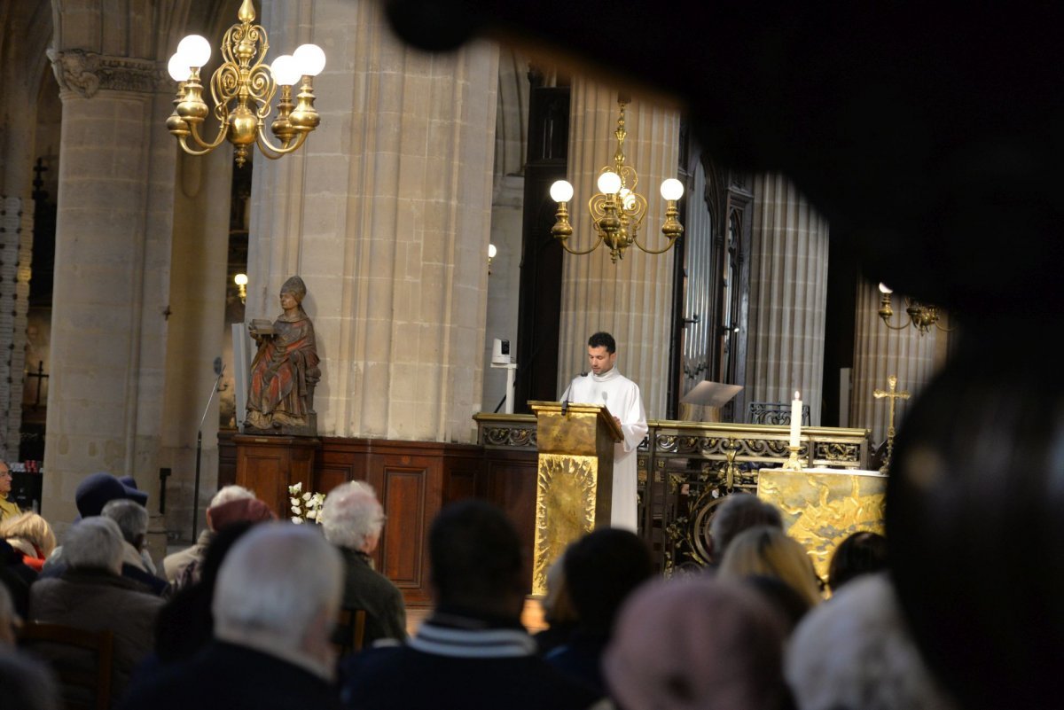 Jeudi saint 2023 à Saint-Germain l'Auxerrois. © Marie-Christine Bertin / Diocèse de Paris.